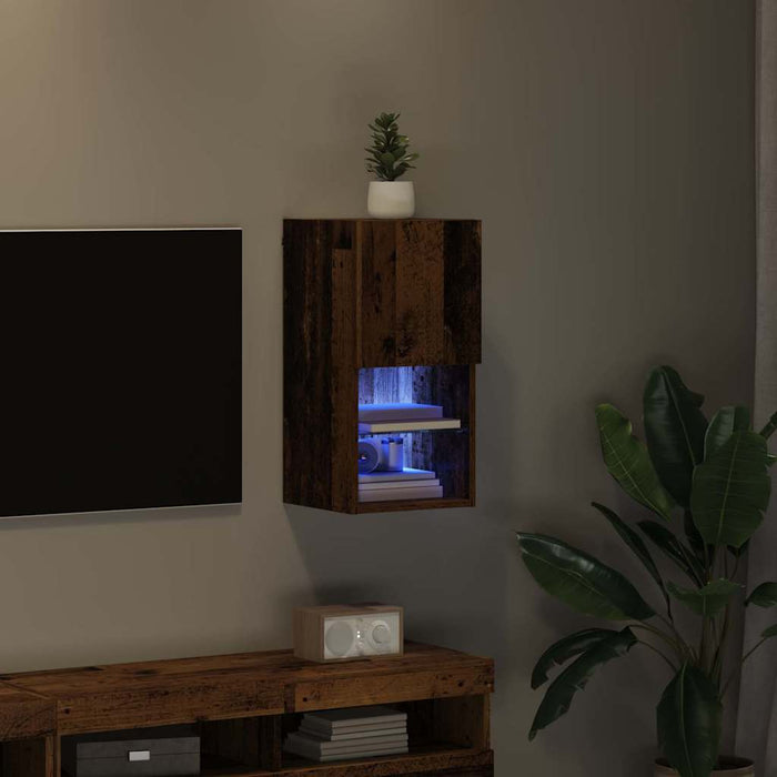Sistem de TV montat pe perete Lemn Vechi 30,5 x 30 x 60 cm - WALTI WALTI