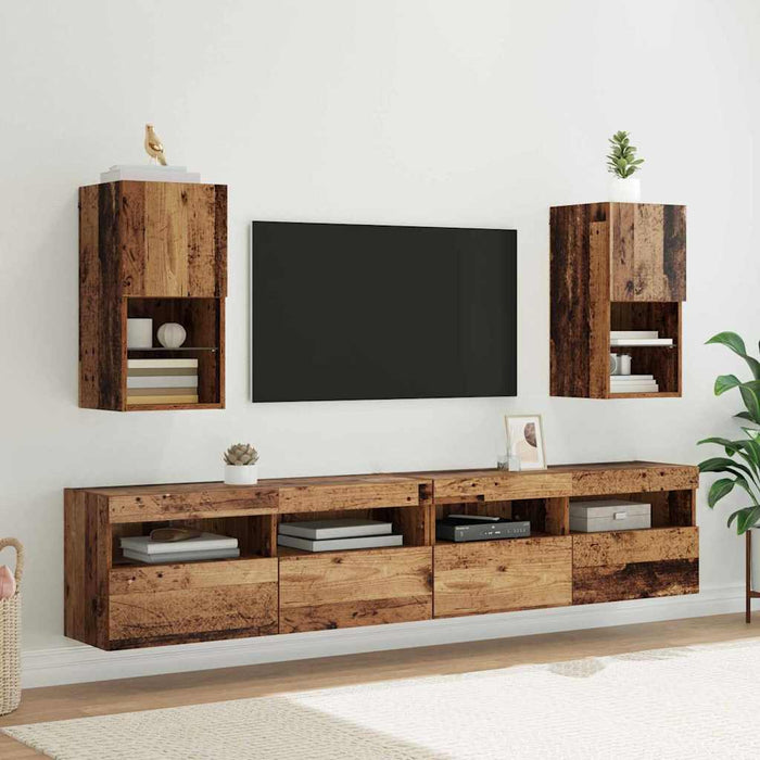 Sistem de TV montat pe perete Lemn Vechi 30,5 x 30 x 60 cm - WALTI WALTI
