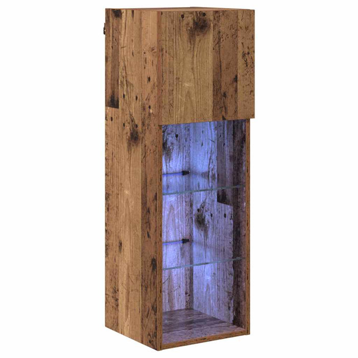 Sistem de TV montat pe perete Lemn Vechi 30,5 x 30 x 90 cm - WALTI WALTI