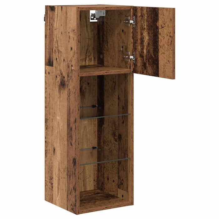 Sistem de TV montat pe perete Lemn Vechi 30,5 x 30 x 90 cm - WALTI WALTI