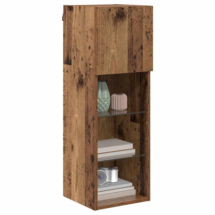 Sistem de TV montat pe perete Lemn Vechi 30,5 x 30 x 90 cm - WALTI WALTI