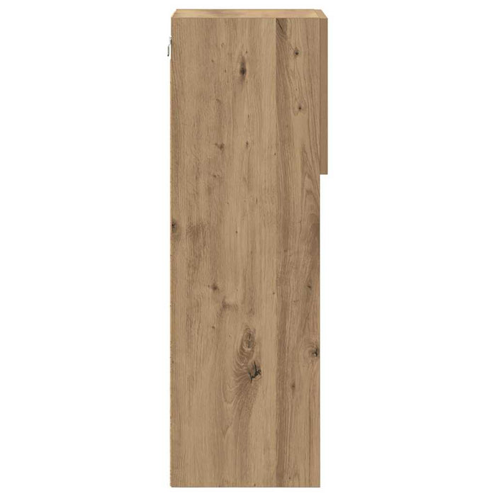 Șifonieri pentru TV montate pe perete 2 pcs Stejar Artizanal - WALTI WALTI