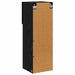 Sistem de TV montat pe perete Stejar Negru 30,5 x 30 x 90 cm - WALTI WALTI