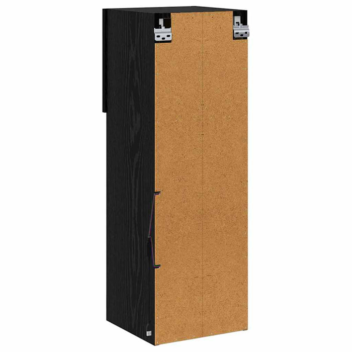 Șifonieri pentru TV montate pe perete 2 pcs Stejar Negru - WALTI WALTI