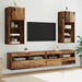 Sistem de TV montat pe perete Lemn Vechi 40,5 x 30 x 90 cm - WALTI WALTI