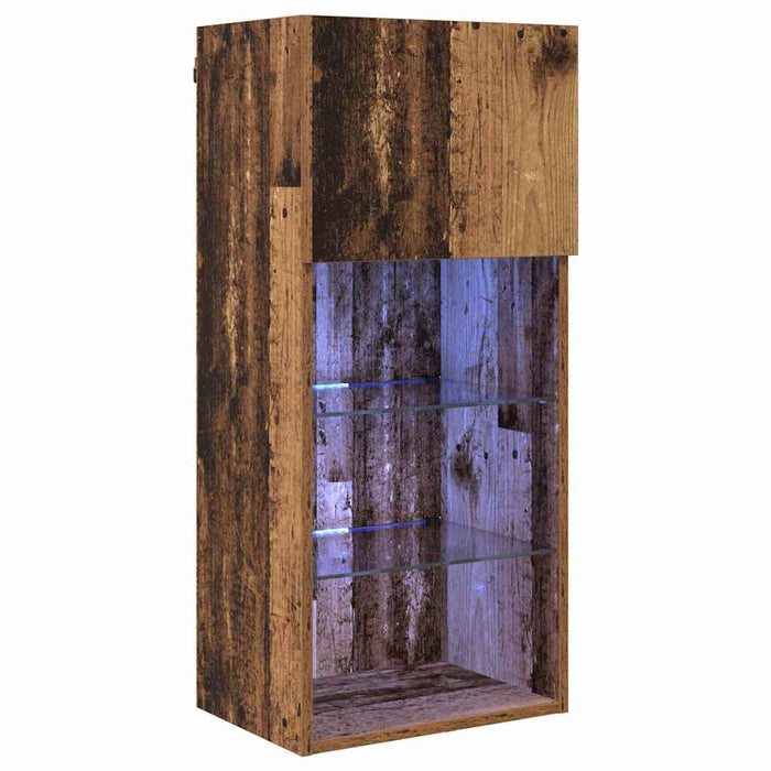 Sistem de TV montat pe perete Lemn Vechi 40,5 x 30 x 90 cm - WALTI WALTI
