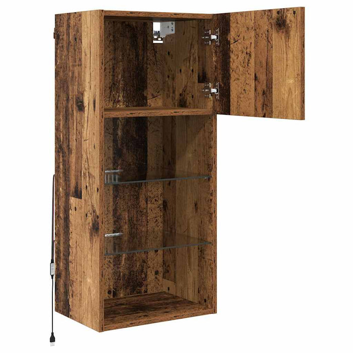 Sistem de TV montat pe perete Lemn Vechi 40,5 x 30 x 90 cm - WALTI WALTI