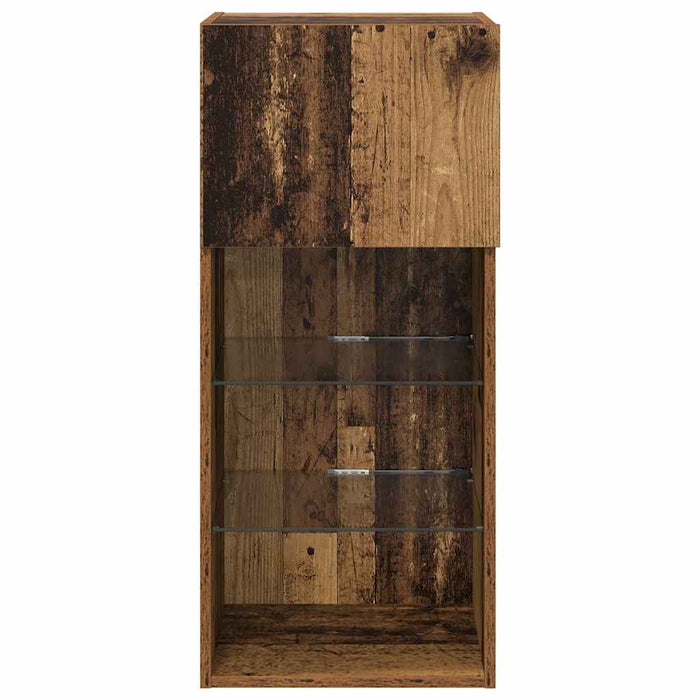 Sistem de TV montat pe perete Lemn Vechi 40,5 x 30 x 90 cm - WALTI WALTI