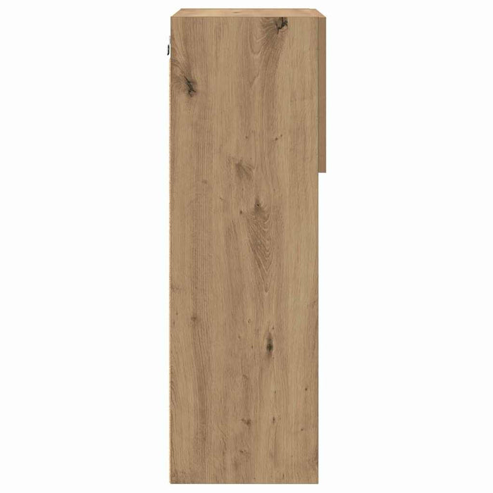 Șifonieri pentru TV montate pe perete 2 pcs Stejar Artizanal - WALTI WALTI