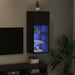 Sistem de TV montat pe perete Stejar Negru 40,5 x 30 x 90 cm - WALTI WALTI