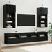 Sistem de TV montat pe perete Stejar Negru 40,5 x 30 x 90 cm - WALTI WALTI