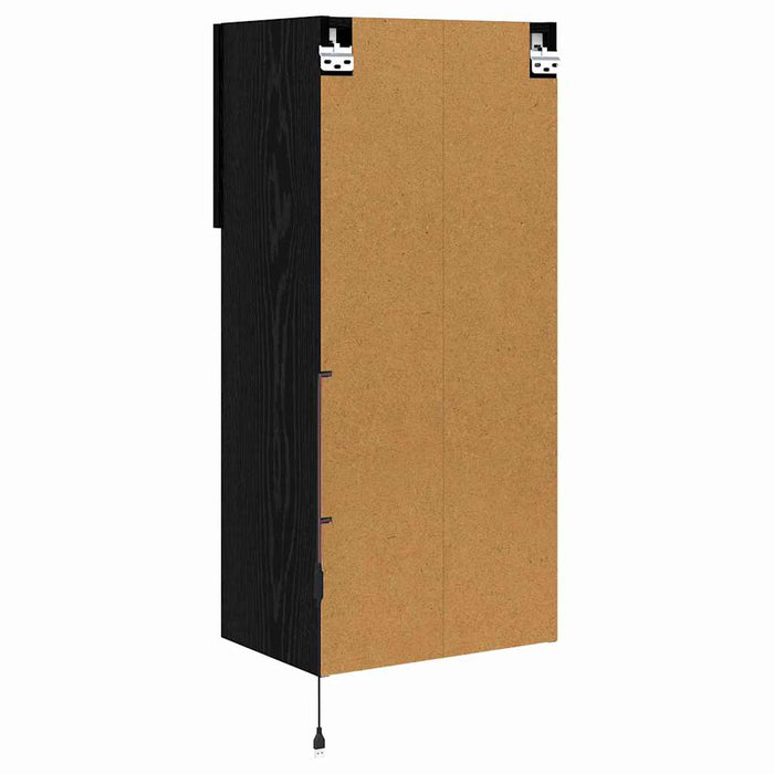Șifonieri pentru TV montate pe perete 2 pcs Stejar Negru - WALTI WALTI