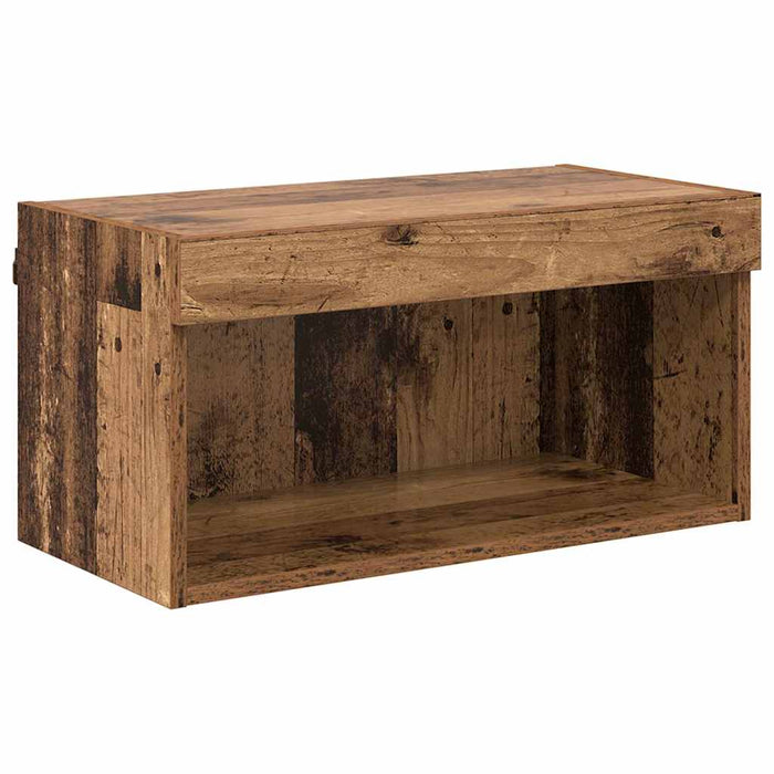 Cabinet TV Pe perete Lemn Vechi 60 x 30 x 30 cm Lemn compozit - WALTI WALTI