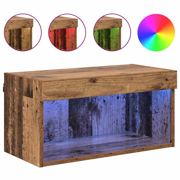 Cabinet TV Pe perete Lemn Vechi 60 x 30 x 30 cm Lemn compozit - WALTI WALTI