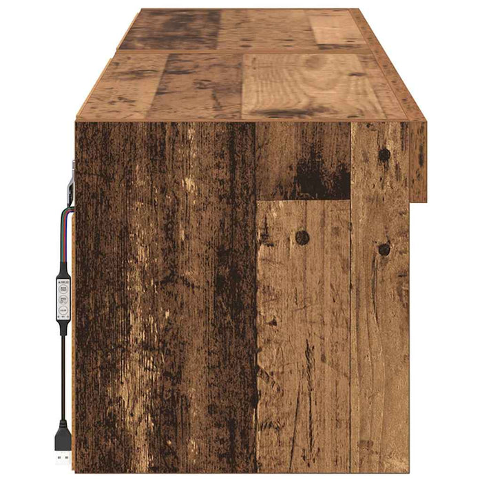 Dulapuri TV 2 pcs Lemn Vechi 60 x 30 x 30 cm Lemn compozit - WALTI WALTI