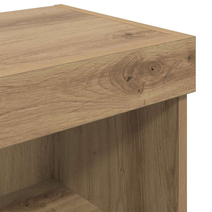 Cabinet TV Stejar Artizanal 60 x 30 x 30 cm Lemn compozit - WALTI WALTI