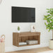 Cabinet TV Stejar Artizanal 60 x 30 x 30 cm Lemn compozit - WALTI WALTI