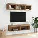 Dulapuri TV Pe perete 2 pcs Stejar Artizanal 60 x 30 x 30 cm - WALTI WALTI