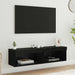 Dulapuri TV 2 pcs Stejar Negru 60 x 30 x 30 cm Lemn compozit - WALTI WALTI