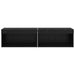 Dulapuri TV 2 pcs Stejar Negru 60 x 30 x 30 cm Lemn compozit - WALTI WALTI