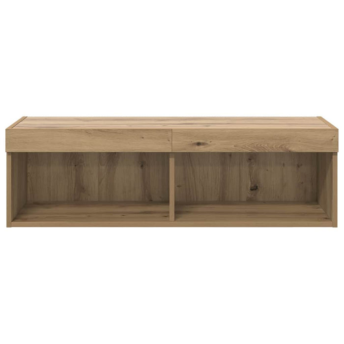 Dulap TV de perete Panama Stejar Artizanal 100 x 30 x 30 cm - WALTI WALTI