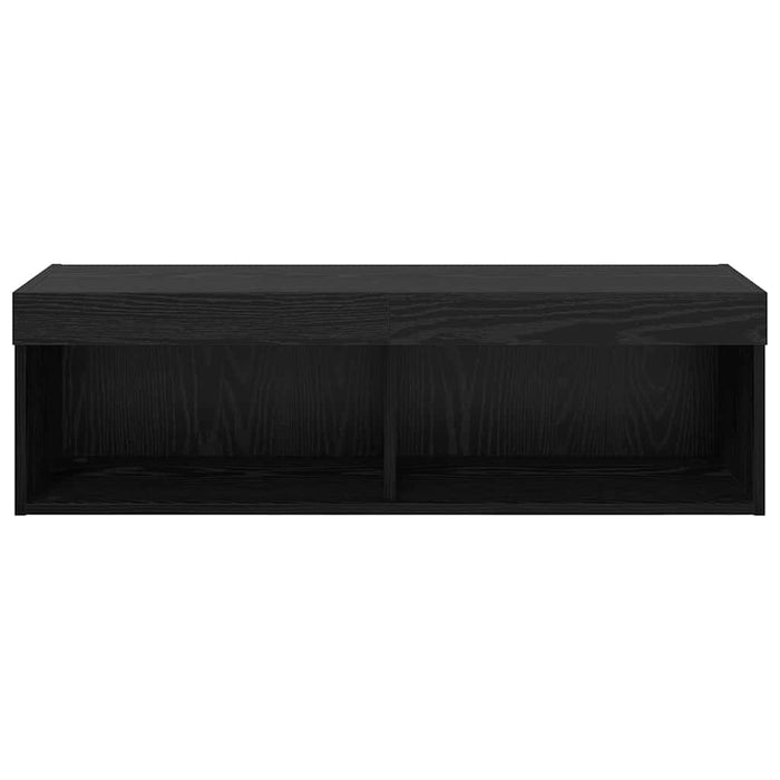 Dulap TV de perete Panama Stejar Negru 100 x 30 x 30 cm - WALTI WALTI