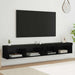 Dulapuri pentru TV Panama 2 pcs Stejar Negru 100 x 30 x 30 cm - WALTI WALTI