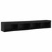 Dulapuri pentru TV Panama 2 pcs Stejar Negru 100 x 30 x 30 cm - WALTI WALTI