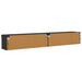 Dulapuri pentru TV Panama 2 pcs Stejar Negru 100 x 30 x 30 cm - WALTI WALTI