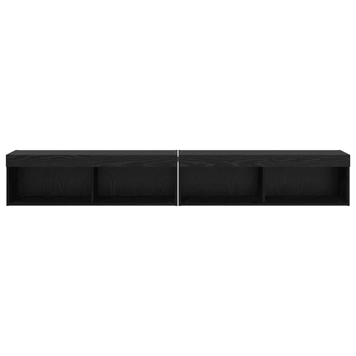 Dulapuri pentru TV Panama 2 pcs Stejar Negru 100 x 30 x 30 cm - WALTI WALTI
