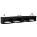 Dulapuri pentru TV Panama 2 pcs Stejar Negru 100 x 30 x 30 cm - WALTI WALTI
