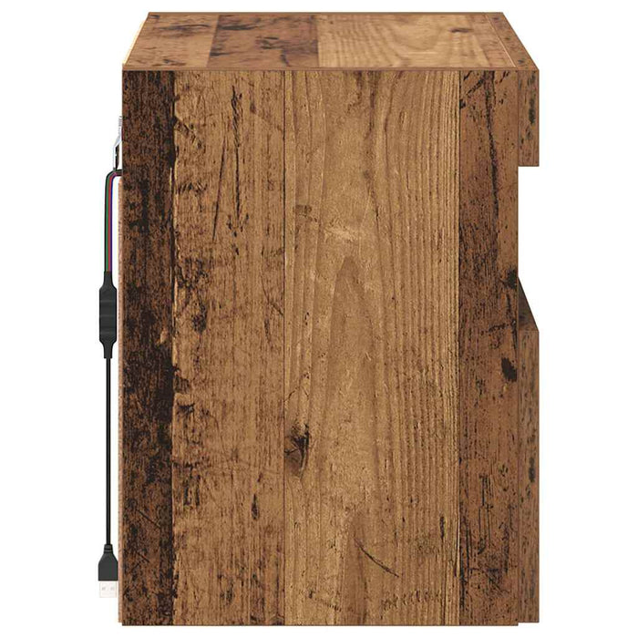 Dulap TV de perete Lemn Vechi 40 x 30 x 40 cm Lemn compozit - WALTI WALTI