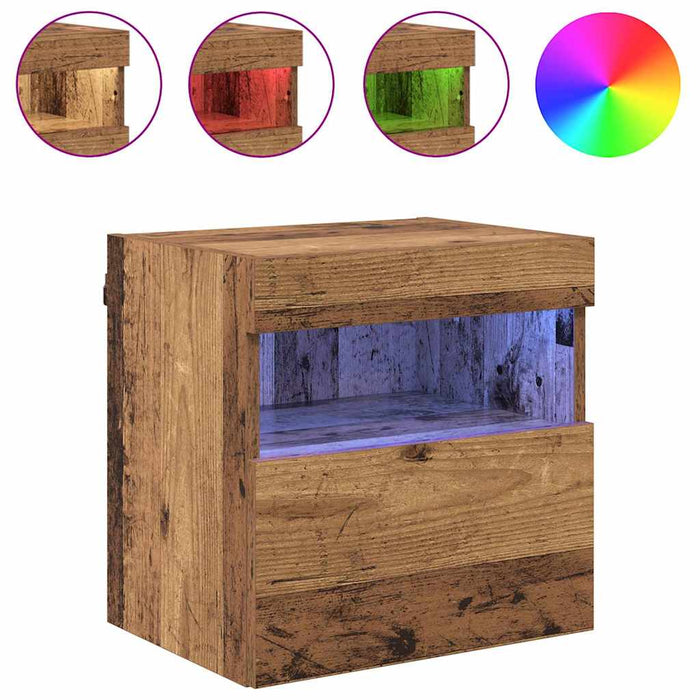 Dulap TV de perete Lemn Vechi 40 x 30 x 40 cm Lemn compozit - WALTI WALTI