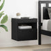 Dulap TV de perete Stejar Negru 40 x 30 x 40 cm Lemn compozit - WALTI WALTI