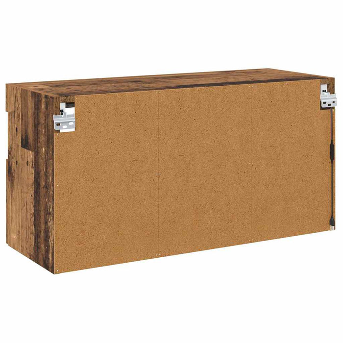 Dulap TV de perete Lemn Vechi 80 x 30 x 40 cm Lemn compozit - WALTI WALTI