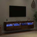 Dulapuri pentru TV cu LED 2 pcs Lemn Vechi 80 x 30 x 40 cm - WALTI WALTI