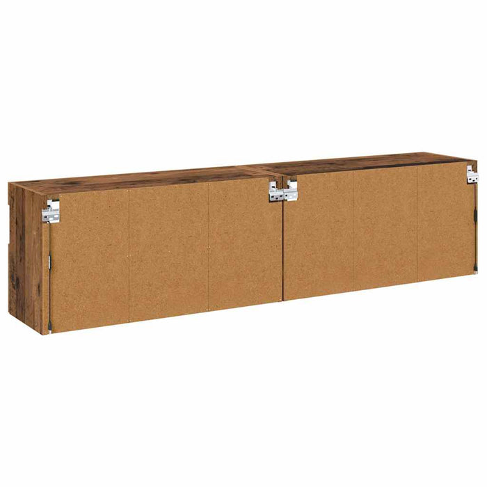 Dulapuri pentru TV cu LED 2 pcs Lemn Vechi 80 x 30 x 40 cm - WALTI WALTI