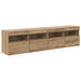 Dulapuri pentru TV 2 pcs Stejar Artizanal 80 x 30 x 40 cm - WALTI WALTI