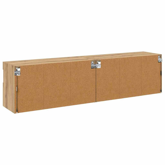 Dulapuri pentru TV 2 pcs Stejar Artizanal 80 x 30 x 40 cm - WALTI WALTI