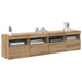 Dulapuri pentru TV 2 pcs Stejar Artizanal 80 x 30 x 40 cm - WALTI WALTI