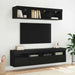 Dulap TV de perete Stejar Negru 80 x 30 x 40 cm Lemn compozit - WALTI WALTI