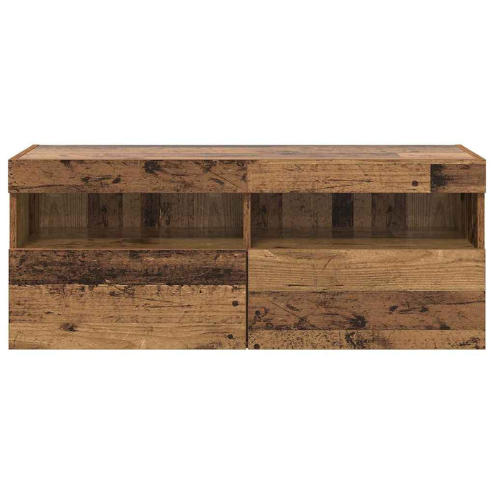 Dulap TV de perete Lemn Vechi 100 x 30 x 40 cm Lemn compozit - WALTI WALTI