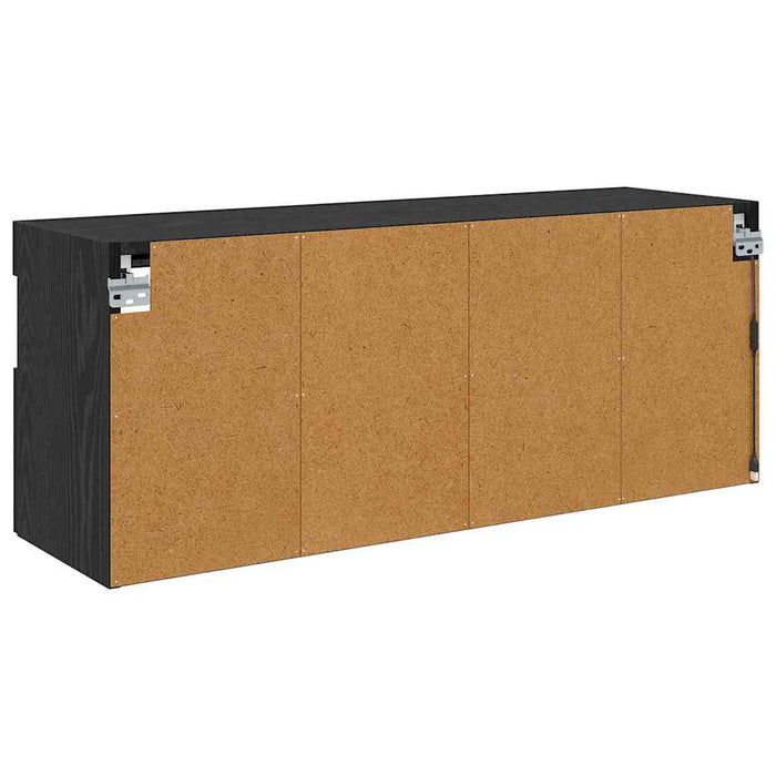 Dulap TV de perete Stejar Negru 100 x 30 x 40 cm Lemn compozit - WALTI WALTI