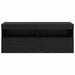 Dulap TV de perete Stejar Negru 100 x 30 x 40 cm Lemn compozit - WALTI WALTI
