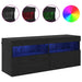 Dulap TV de perete Stejar Negru 100 x 30 x 40 cm Lemn compozit - WALTI WALTI