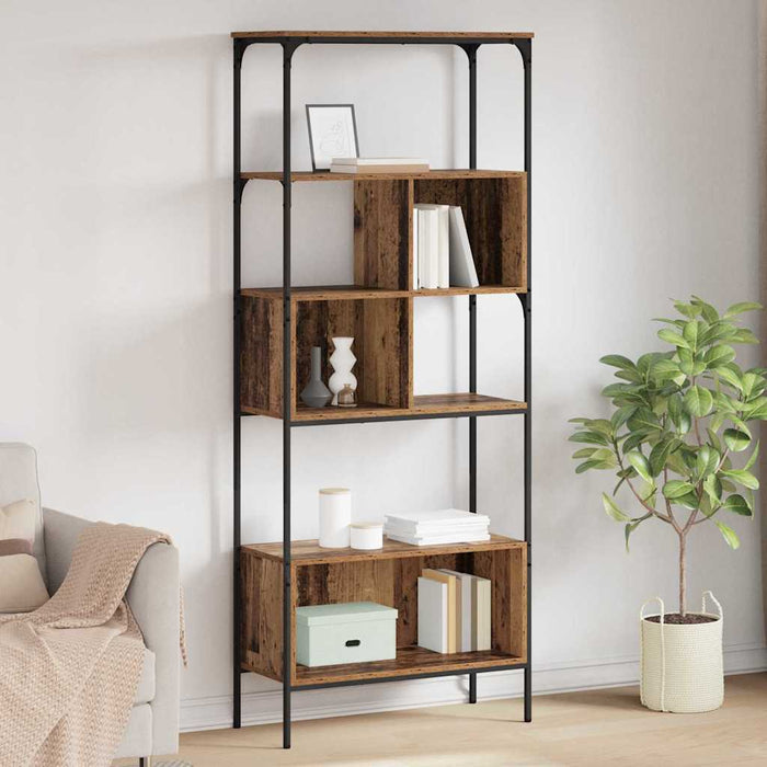 Bibliotecă Lemn Vechi 76 x 33 x 188,5 cm Lemn compozit - WALTI WALTI
