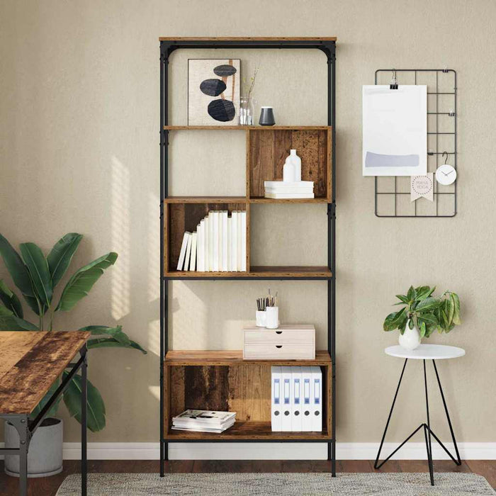 Bibliotecă Lemn Vechi 76 x 33 x 188,5 cm Lemn compozit - WALTI WALTI