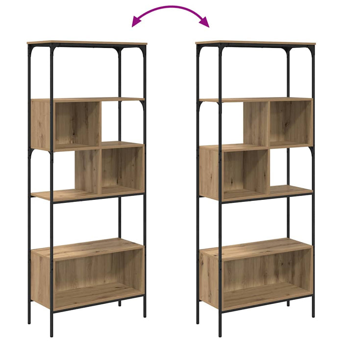 Bibliotecă Stejar Artizanal 76 x 33 x 188,5 cm Lemn compozit - WALTI WALTI