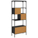 Bibliotecă Stejar Negru 76 x 33 x 188,5 cm Lemn compozit - WALTI WALTI