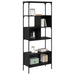 Bibliotecă Stejar Negru 76 x 33 x 188,5 cm Lemn compozit - WALTI WALTI